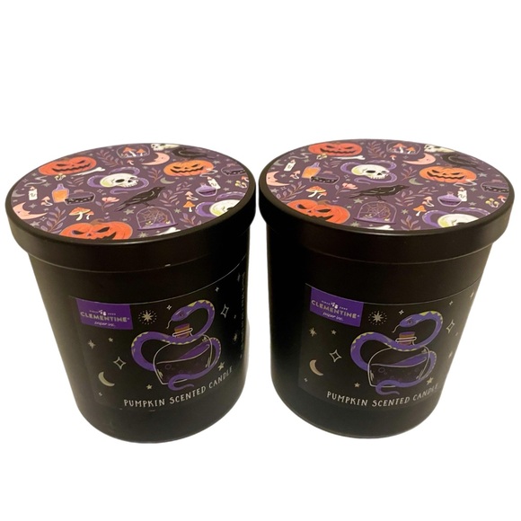 Clementine Other - NWT! 🎃 CLEMENTINE 10 Oz. Pumpkin / Skulls Halloween  Jar Candle w/Decorative Lid